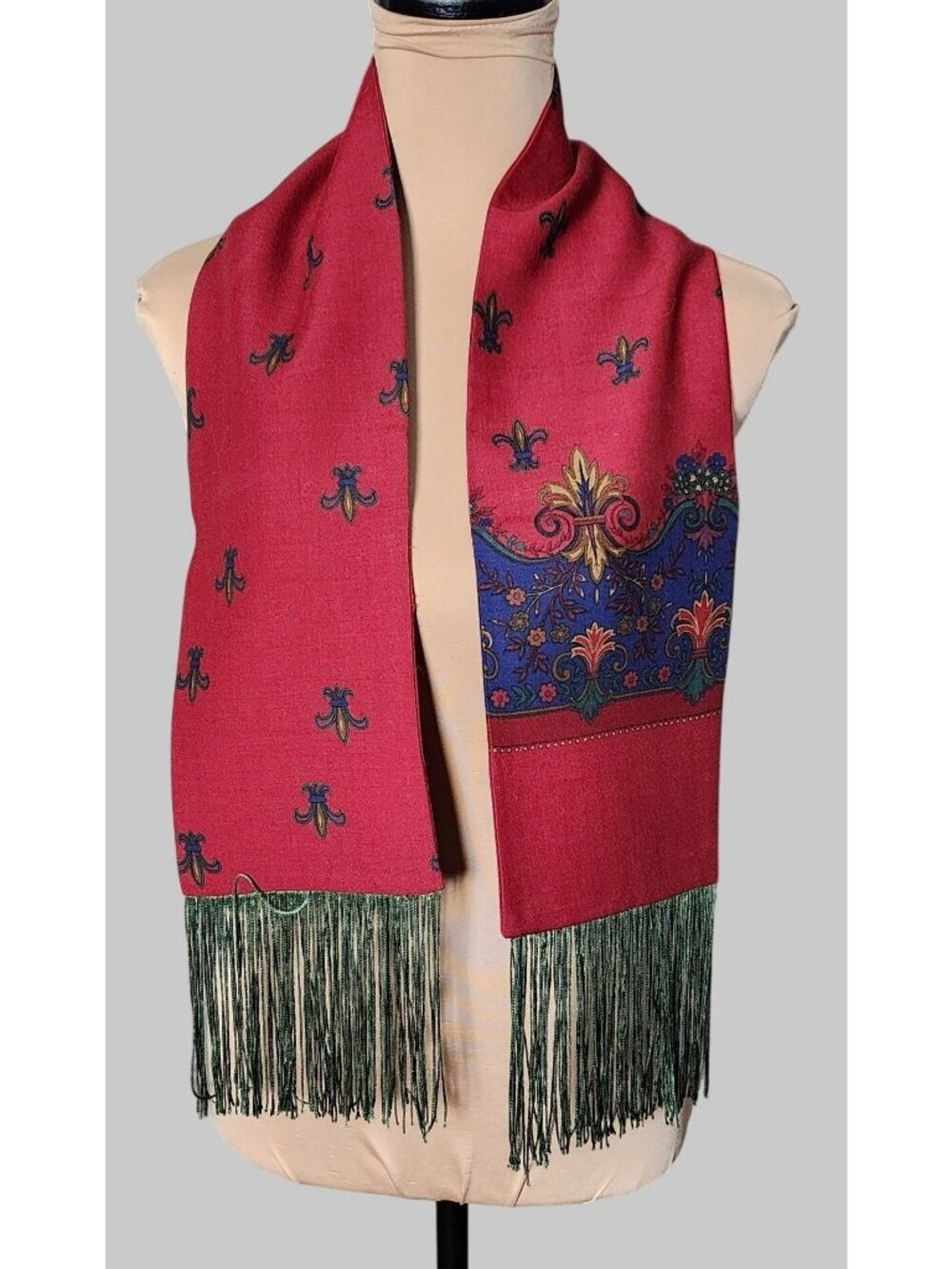 Fleur De Lis Tapestry Scarf